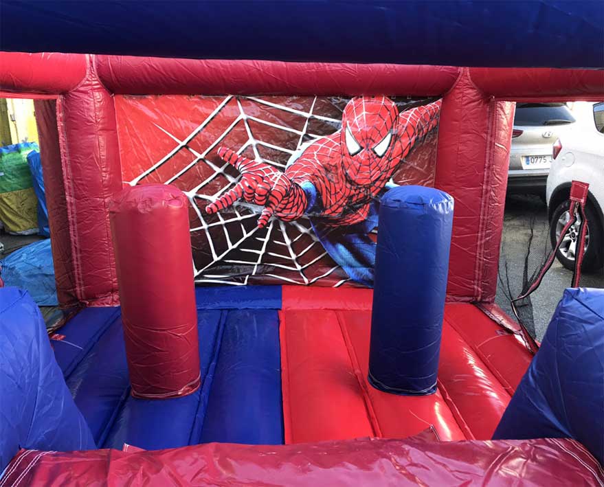 Alquiler castillos Hinchables-Madrid- Modelo Spiderman