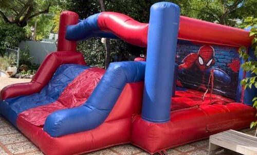 castillo hinchable Spiderman xl