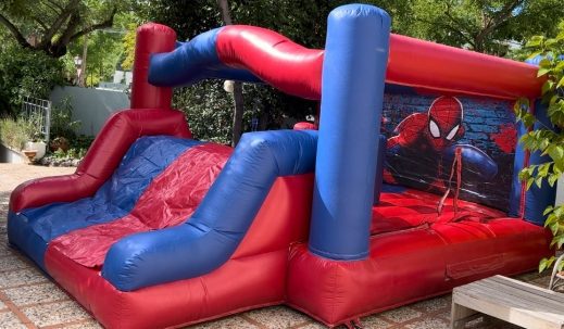 castillo hinchable Spiderman xl