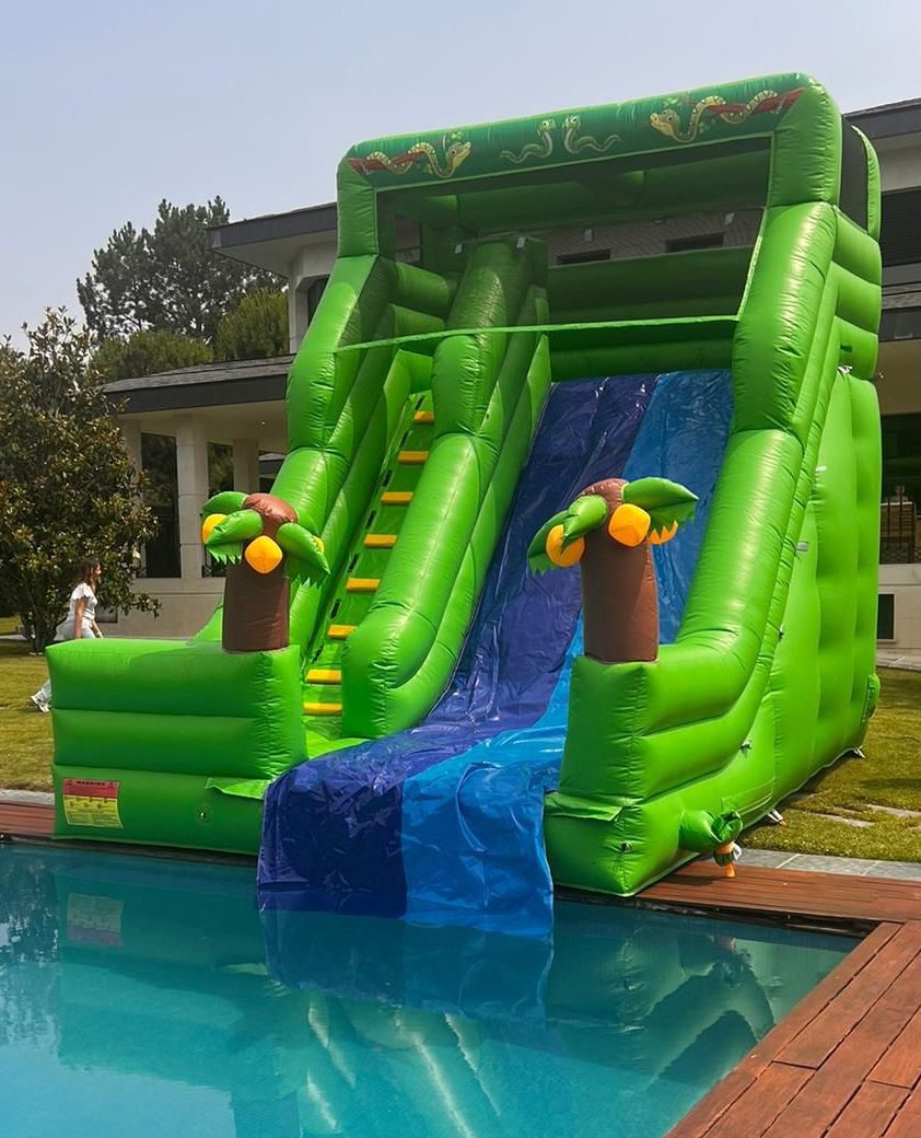 Alquiler-de-castillos-hinchables-Acuaticos-Valencia-modelo-jungla-para-piscina