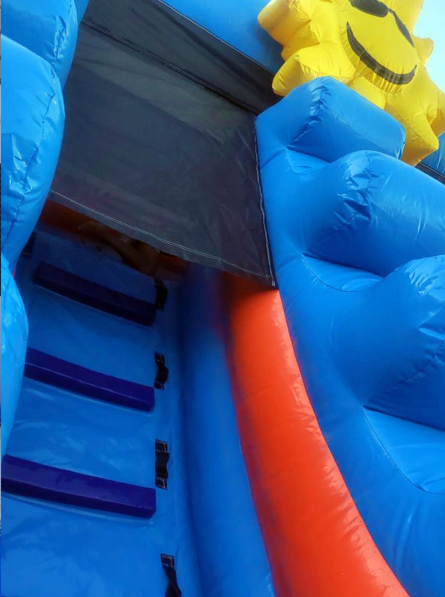 Alquiler de Castillo-Hinchable-Madrid-Pasarela Pirata Acuático para piscinas
