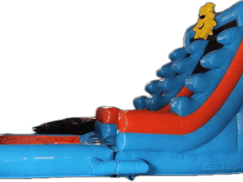 Tobogan hinchable acuático sol con piscina
