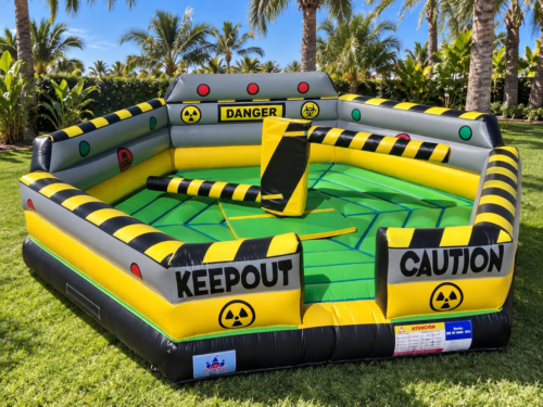 Alquiler barredora hinchable Wipe Out en Valencia