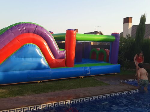 Alquiler Castillo-Hinchable-Madrid-pista americana