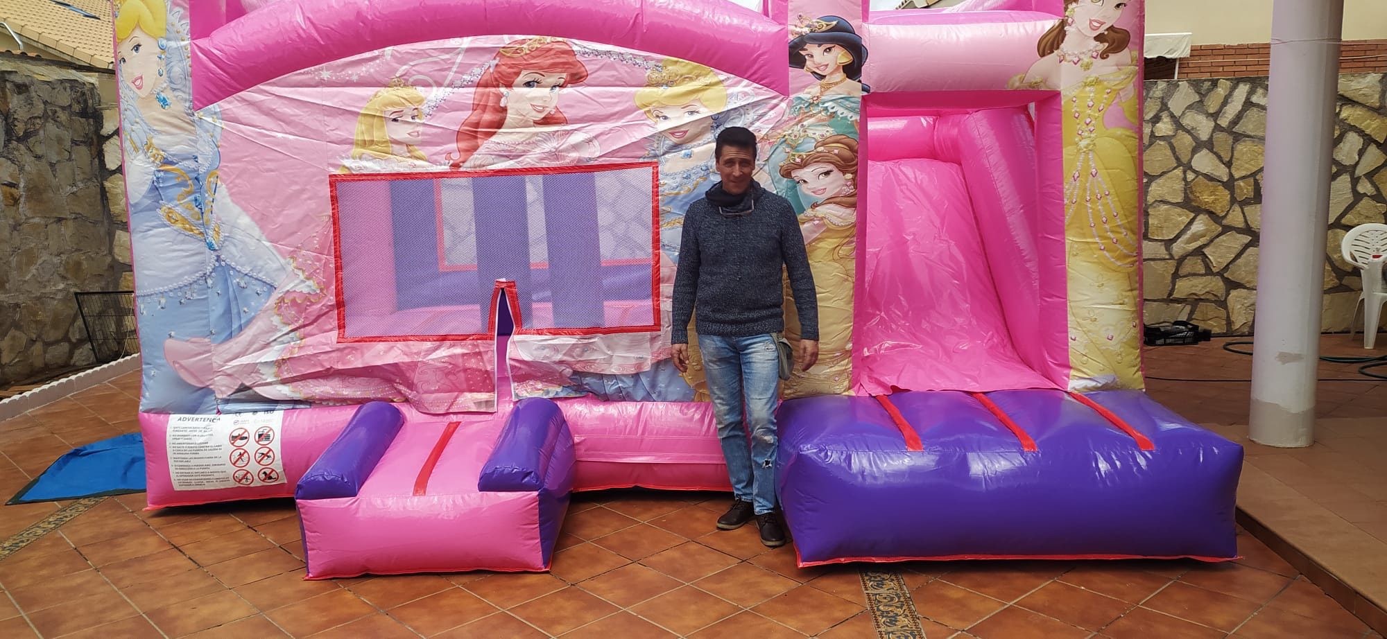 Castillo Hinchable Super Princesas XL - Imagen 4