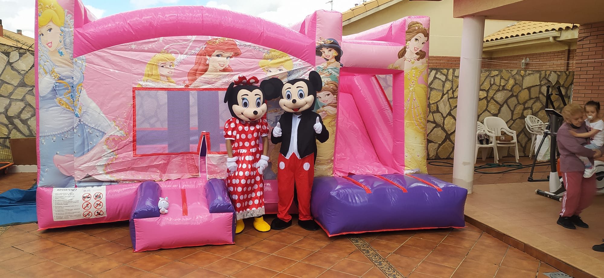 Castillo Hinchable Super Princesas XL