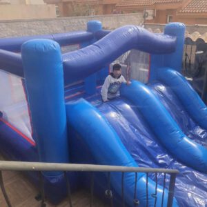 Castillo Hinchable Valencia Tobogan Azul